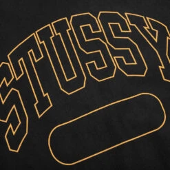Stussy Varsity Oversized Crew - Black 9 Stussy Varsity Oversized Crew - Black -Fashion Clothing Store Stussy Varsity Oversized Crew Black 118536 BLAC 11 04 23 Feature KN 5