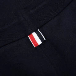 Classic Loopback RWB Side Stripe Sweatpants - Navy -Fashion Clothing Store Thom Browne Classic Loopback RWB Side Stripe Sweatpants Navy MJQ066A 03377 415 04 04 22 Feature 6
