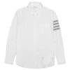 Oxford 4Bar Button Down L/S Shirt - Med Grey -Fashion Clothing Store Thom Browne Oxford 4Bar Button Down L S Shirt Med Grey MWL299S 06177 035 10 05 2021 01