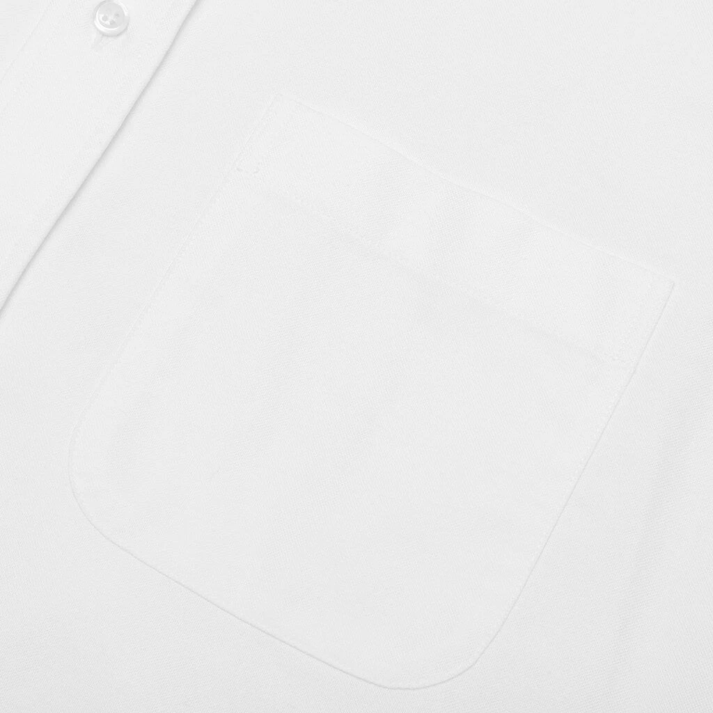 Oxford 4Bar Button Down L/S Shirt - Med Grey 6 Oxford 4Bar Button Down L/S Shirt - Med Grey - Image 4