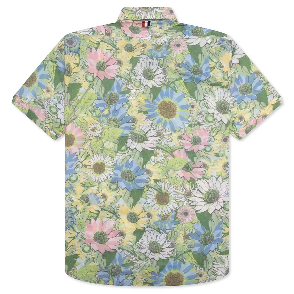 Straight Fit Button Down S/S Shirt - Light Green 4 Straight Fit Button Down S/S Shirt - Light Green - Image 2