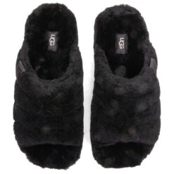 Ugg Fluff You Slipper - Black -Fashion Clothing Store UGG Fluff You Slipper Black 1117473 BTFL 01 28 2021 01