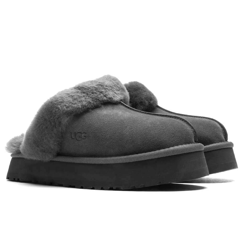 Ugg Women's Disquette Slipper - Charcoal 4 Ugg Women's Disquette Slipper - Charcoal - Image 2