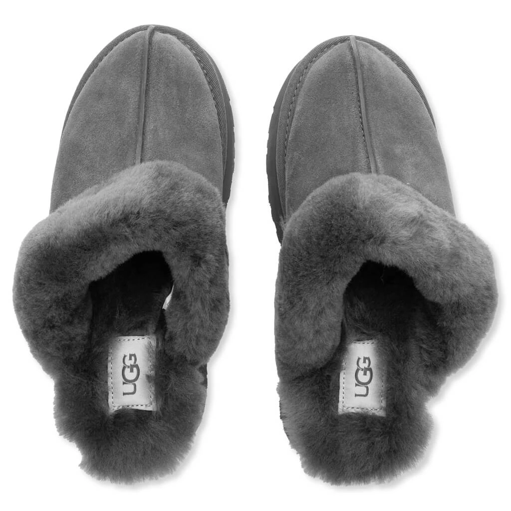 Ugg Women's Disquette Slipper - Charcoal 6 Ugg Women's Disquette Slipper - Charcoal - Image 4