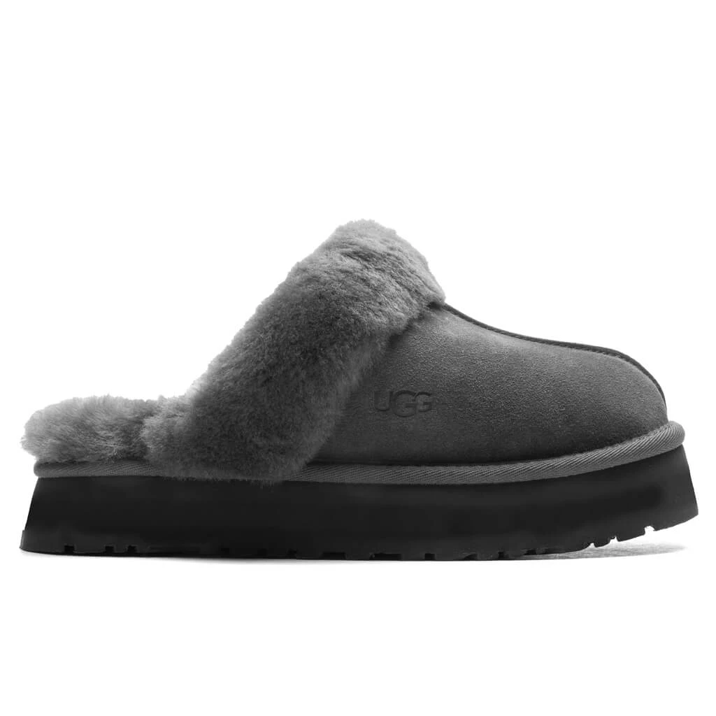 Ugg Women's Disquette Slipper - Charcoal 3 Ugg Women's Disquette Slipper - Charcoal