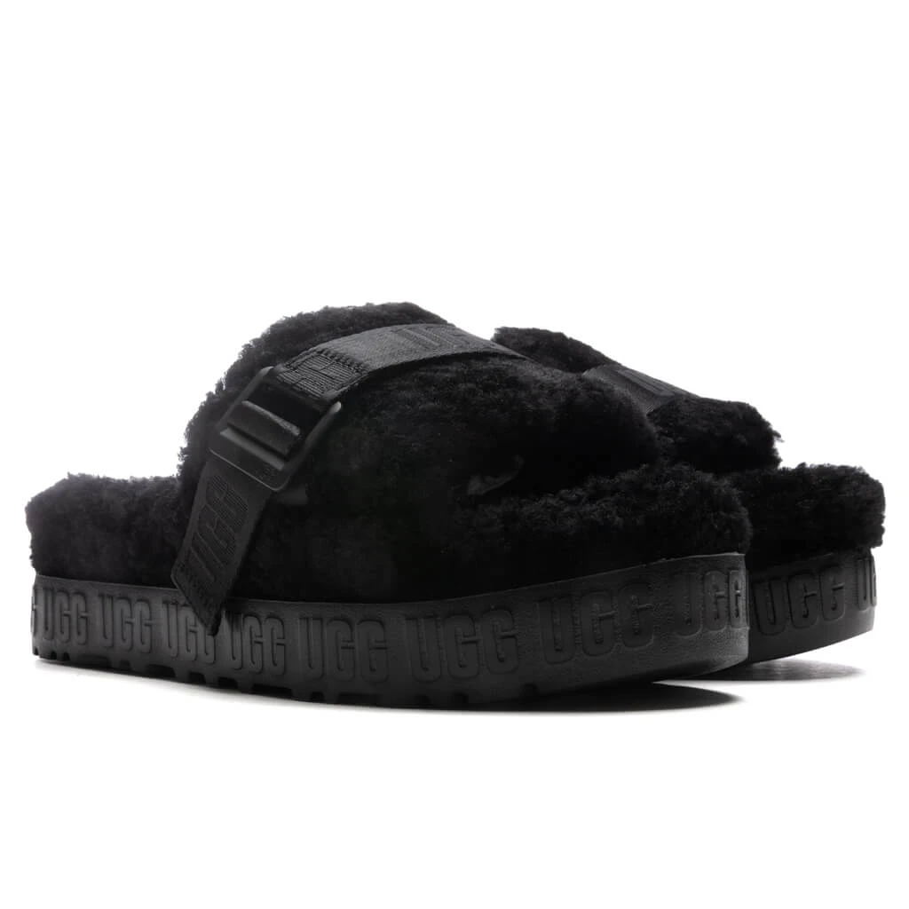 Ugg Women's Fluffita Slipper - Black 4 Ugg Women's Fluffita Slipper - Black - Image 2