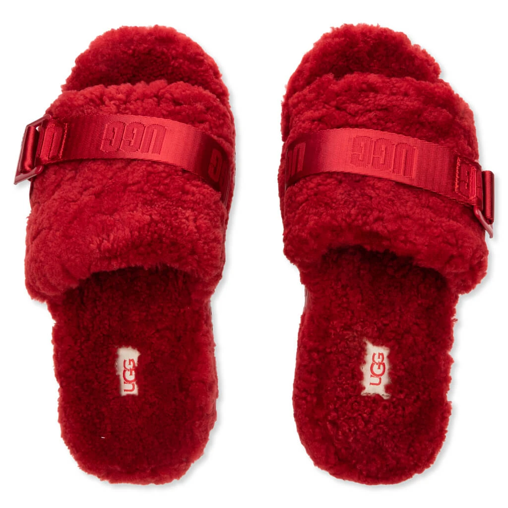 Ugg Women's Fluffita Slipper - Ribbon Red 6 Ugg Women's Fluffita Slipper - Ribbon Red - Image 4