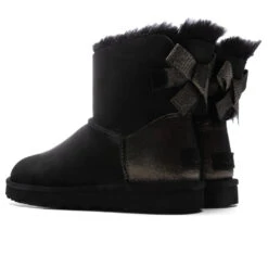 Ugg Women's Mini Bailey Bow Glitz Boot - Black -Fashion Clothing Store UGG Women s Mini Bailey Bow Glitz Boot Black 1120881 BLK 11 05 2021 01 3