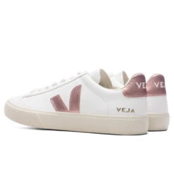 Veja Women's Campo Chromefree Leather - Extra White/Nacre -Fashion Clothing Store Veja Women s Campo Chromefree Leather White Nacre CP0503128A 03 08 23 Feature VR 4