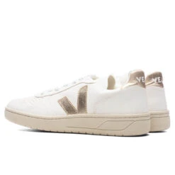 Veja Women's V-10 Chromefree Leather - White Platine -Fashion Clothing Store Veja Women s V 10 Chromefree Leather White Platine VX0502935A 03 08 23 Feature VR 4