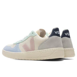 Veja Women's V-10 Suede - Multicolor/Natural/Blue -Fashion Clothing Store Veja Women s V 10 Suede Multicolor Natural Blue VX0302495AP1P08 910