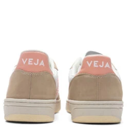 Veja Women's V-10 Alveomesh - White/Bellini/Almond -Fashion Clothing Store Veja Womens V 10 Alveomesh White Bellini Almond VX0102823AP1P08 03 06 22 Feature 4
