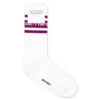 Skater Socks Type-2 - White/Purple -Fashion Clothing Store Wacko Maria Skater Socks Type 2 White Purple 20FW WMA SO01 WHPU 12 24 2020 01 4