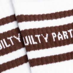 Skater Socks Type 3 - White/Brown 5 Skater Socks Type 3 - White/Brown -Fashion Clothing Store Wacko Maria Skater Socks Type 3 White Brown 21SS WMA SO02 WHBR 04 01 2021 01