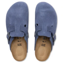 Birkenstock Wide Boston Suede Embossed - Indigo Blue 9 Birkenstock Wide Boston Suede Embossed - Indigo Blue -Fashion Clothing Store Wide Boston Suede Corduroy Indigo 1026203 08 06 23 Feature VR 6