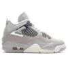 Women's Air Jordan 4 Retro ‘Frozen Moments’ - Light Iron Ore/Sail/Neutral Grey -Fashion Clothing Store Women s Air Jordan 4 Retro Light Iron Ore Sail Neutral Grey AQ9129 001 08 11 23 Feature KN