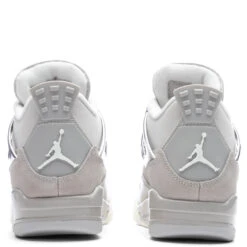Women's Air Jordan 4 Retro ‘Frozen Moments’ - Light Iron Ore/Sail/Neutral Grey -Fashion Clothing Store Women s Air Jordan 4 Retro Light Iron Ore Sail Neutral Grey AQ9129 001 08 11 23 Feature KN 6