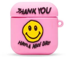 Chinatown Smiley H.A.N.D Airpods Case - Pink