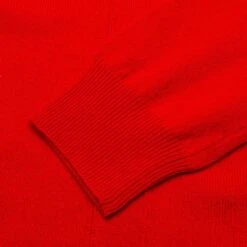 Double Heart Cardigan - Red -Fashion Clothing Store comme des garcons play double heart cardigan red 4