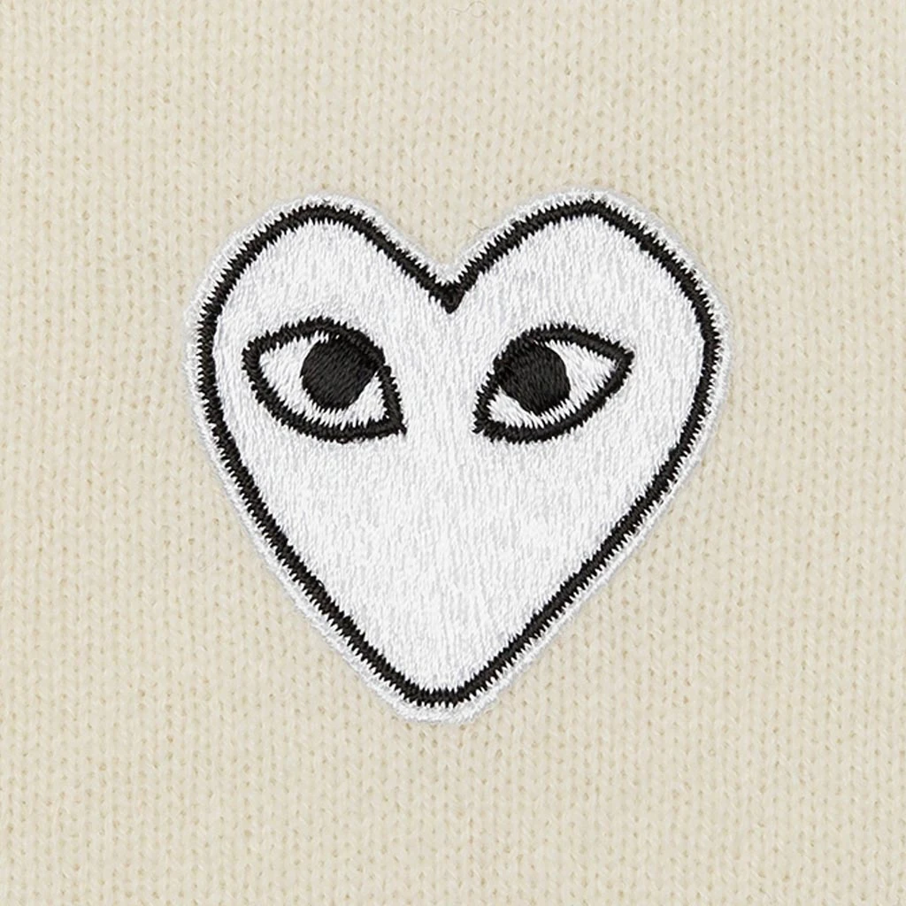 Woven V-Neck Cardigan - Natural 6 Woven V-Neck Cardigan - Natural - Image 4