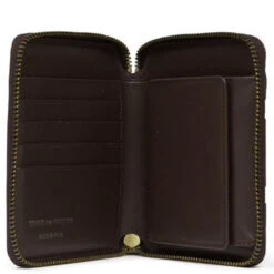 Comme Des Garcons Polka Dots Wallet - Brown -Fashion Clothing Store comme des garcons sa2100 polka dot wallet brown sa2100pd brn 3