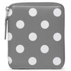 Comme Des Garcons SA2100PD Polka Dots Wallet - Grey