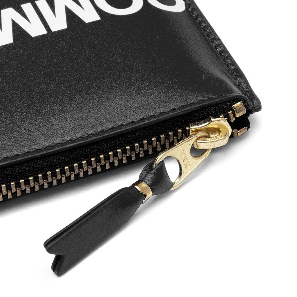 Comme Des Garcons SA3100HL Huge Logo Zip Wallet - Black 5 Comme Des Garcons SA3100HL Huge Logo Zip Wallet - Black - Image 3