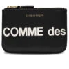 Comme Des Garcons Huge Logo Wallet - Black -Fashion Clothing Store comme des garcons sa8100hl huge logo wallet black sa8100hl blk os