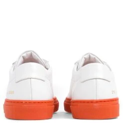 Common Projects Achilles - White/Orange 9 Common Projects Achilles - White/Orange -Fashion Clothing Store common projects achilles whiteorange 4