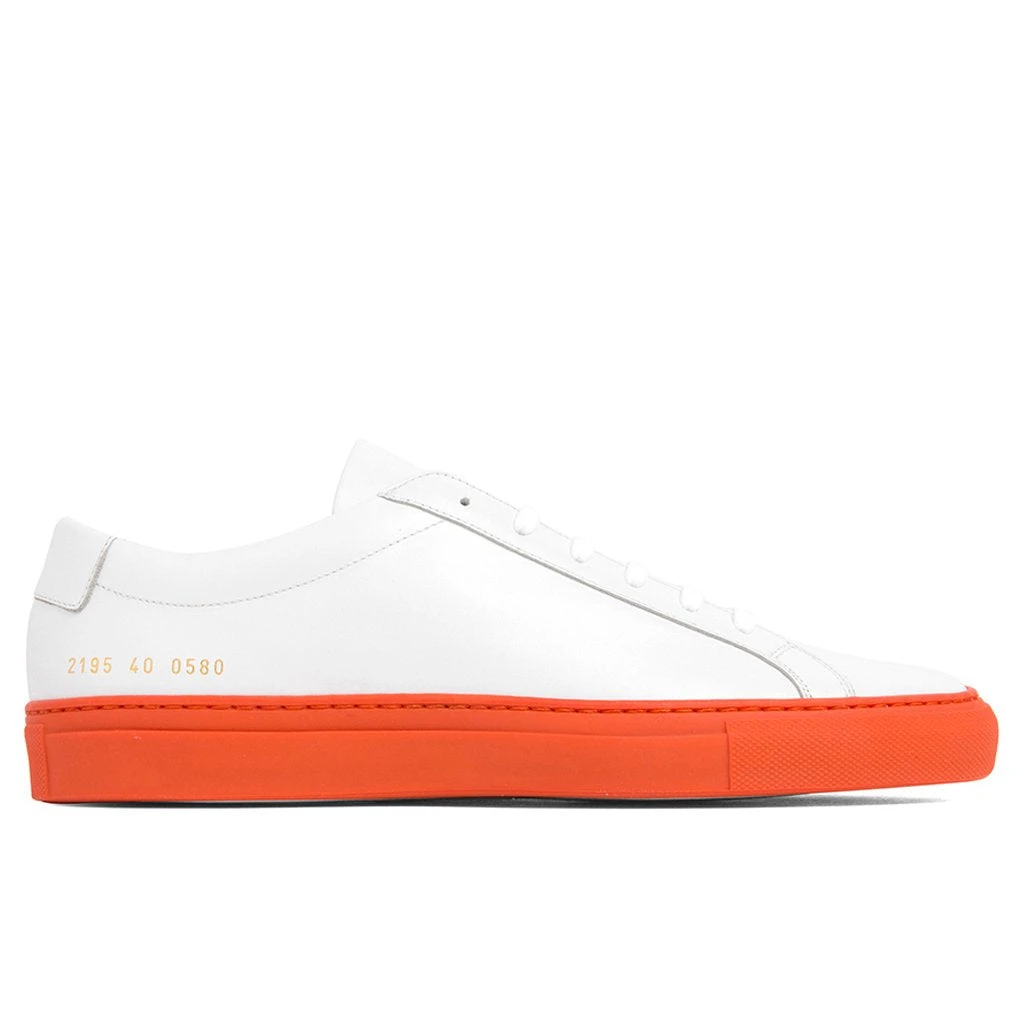 Common Projects Achilles - White/Orange 3 Common Projects Achilles - White/Orange