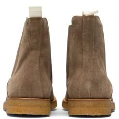 Common Projects Chelsea Boot Suede - Warm Grey -Fashion Clothing Store common projects chelsea boot suede warm grey 4