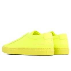 Common Projects Original Achilles Low - Neon Yellow -Fashion Clothing Store common projects original achilles low neon yellow 3