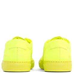 Common Projects Original Achilles Low - Neon Yellow -Fashion Clothing Store common projects original achilles low neon yellow 4