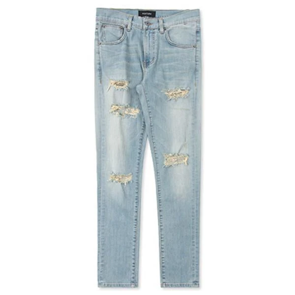 Axel Denim - Distressed Washed Indigo 3 Axel Denim - Distressed Washed Indigo
