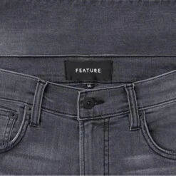 Axel Denim - Washed Grey -Fashion Clothing Store feature axel denim washed grey 2