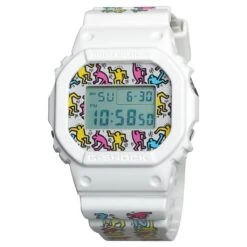 G-Shock X Keith Haring DW5600 - White/Multi