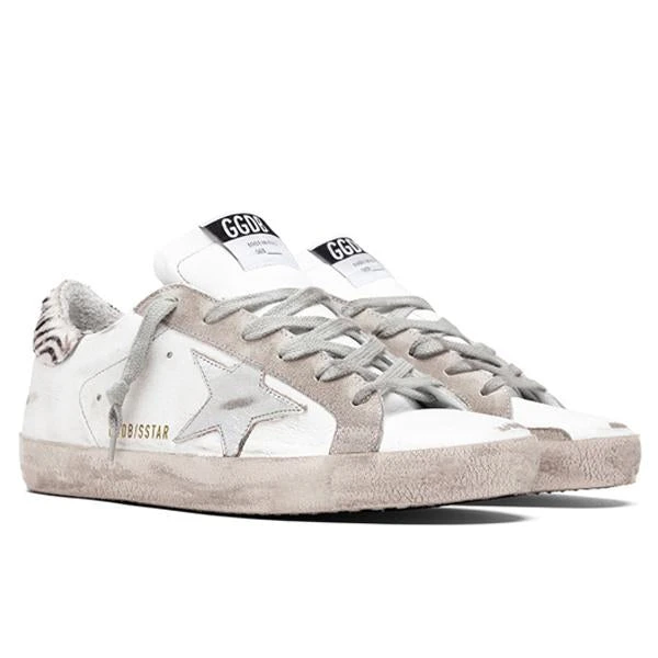 Golden Goose Women's Super-Star Sneakers - White/Metal Silver/Pony Ziger 4 Golden Goose Women's Super-Star Sneakers - White/Metal Silver/Pony Ziger - Image 2