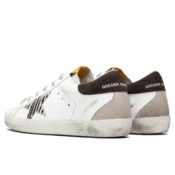 Golden Goose Women's Super-Star Sneakers - White/Black/Zebra/Coffee -Fashion Clothing Store golden goose womens superstar whiteblackzebracoffee 3