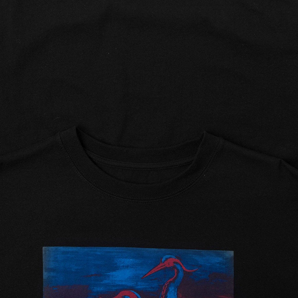 Herons S/S T-Shirt - Black 5 Herons S/S T-Shirt - Black - Image 3