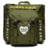 Military Rucksack - Olive -Fashion Clothing Store human made military rucksack olive hm19gd035 olv os