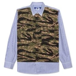 Camo Print Shirt - Blue/Camo