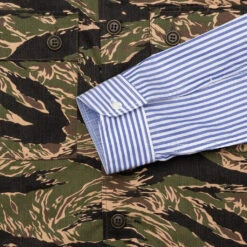 Camo Print Shirt - Blue/Camo -Fashion Clothing Store junya watanabe man camo print shirt bluecamo 3