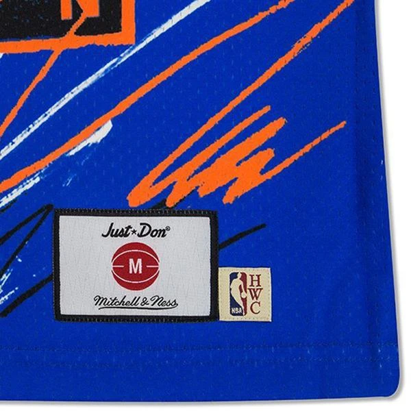 Just Don 'New York Knicks' Sublimated Jersey - Pattern Royal 5 Just Don 'New York Knicks' Sublimated Jersey - Pattern Royal - Image 3