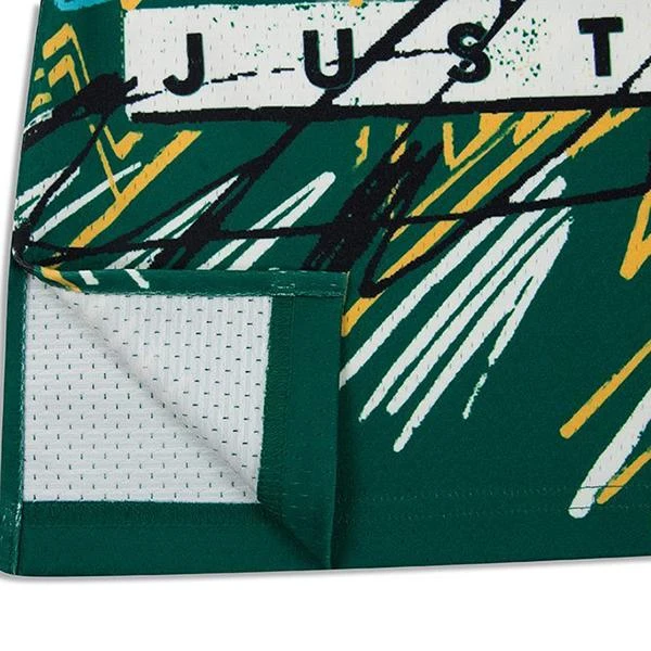 Just Don 'Seattle Supersonics' Sublimated Jersey - Pattern Kelly Green 6 Just Don 'Seattle Supersonics' Sublimated Jersey - Pattern Kelly Green - Image 4
