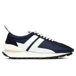Lanvin Mesh Running Sneaker - Blue/White