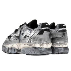 Maison Margiela Fusion Sneaker Low Top - Silver/Black 8 Maison Margiela Fusion Sneaker Low Top - Silver/Black -Fashion Clothing Store maison margiela fusion sneaker low top silverblack 3