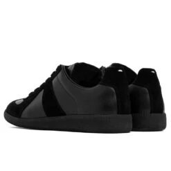 Maison Margiela Replica Low Top Calf Skin - Black -Fashion Clothing Store maison margiela replica low top calf skin black 3