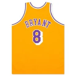 Mitchell & Ness NBA Authentic Jersey Los Angeles Lakers Home 1996-97 Kobe Bryant - Yellow -Fashion Clothing Store mitchell ness nba authentic jersey los angeles lakers home 1996 97 kobe bryant yellow 2