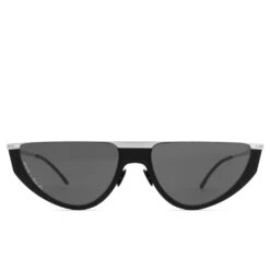 Mykita X Martine Rose Selina - Silver Black/Dark Grey Solid