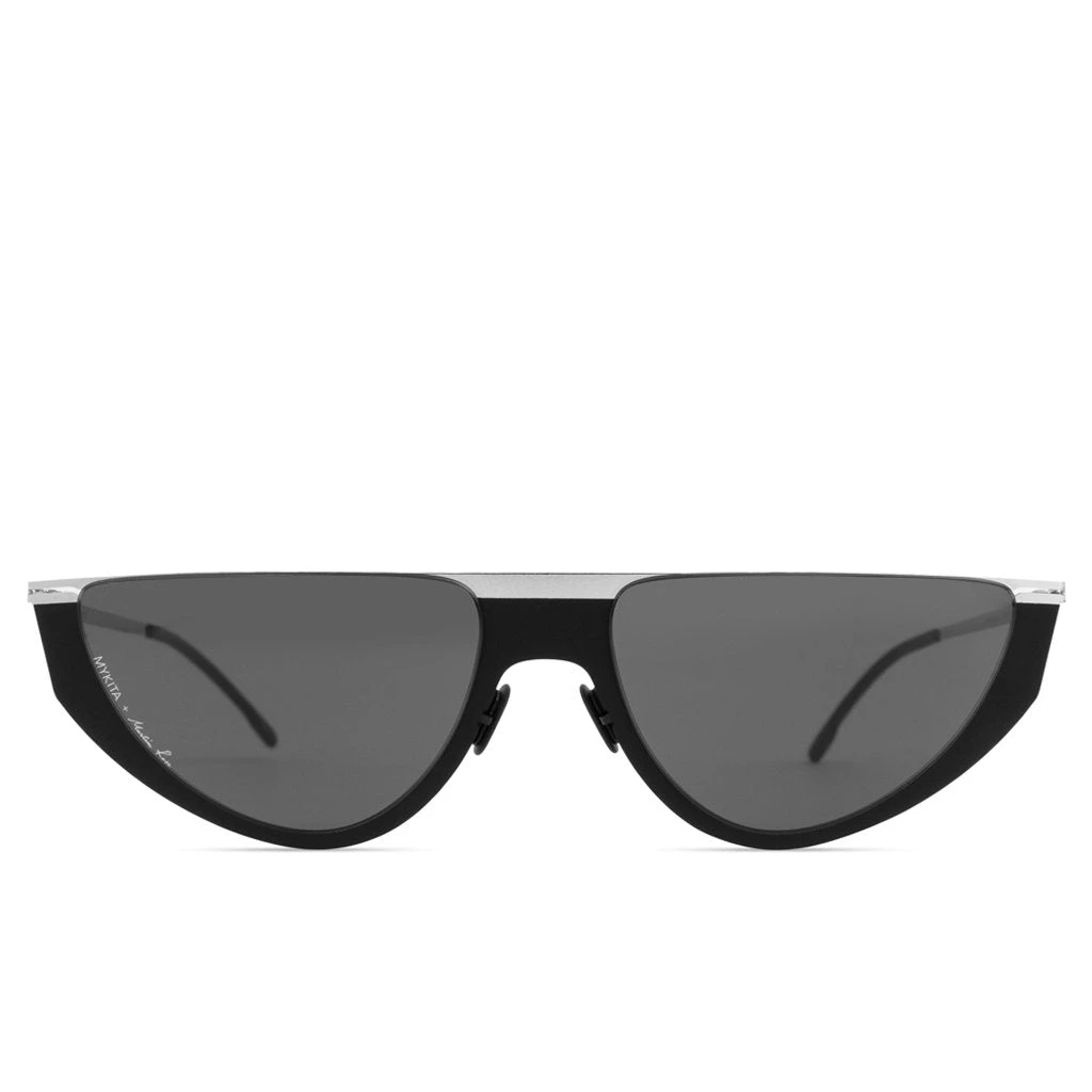 Mykita X Martine Rose Selina - Silver Black/Dark Grey Solid 3 Mykita X Martine Rose Selina - Silver Black/Dark Grey Solid
